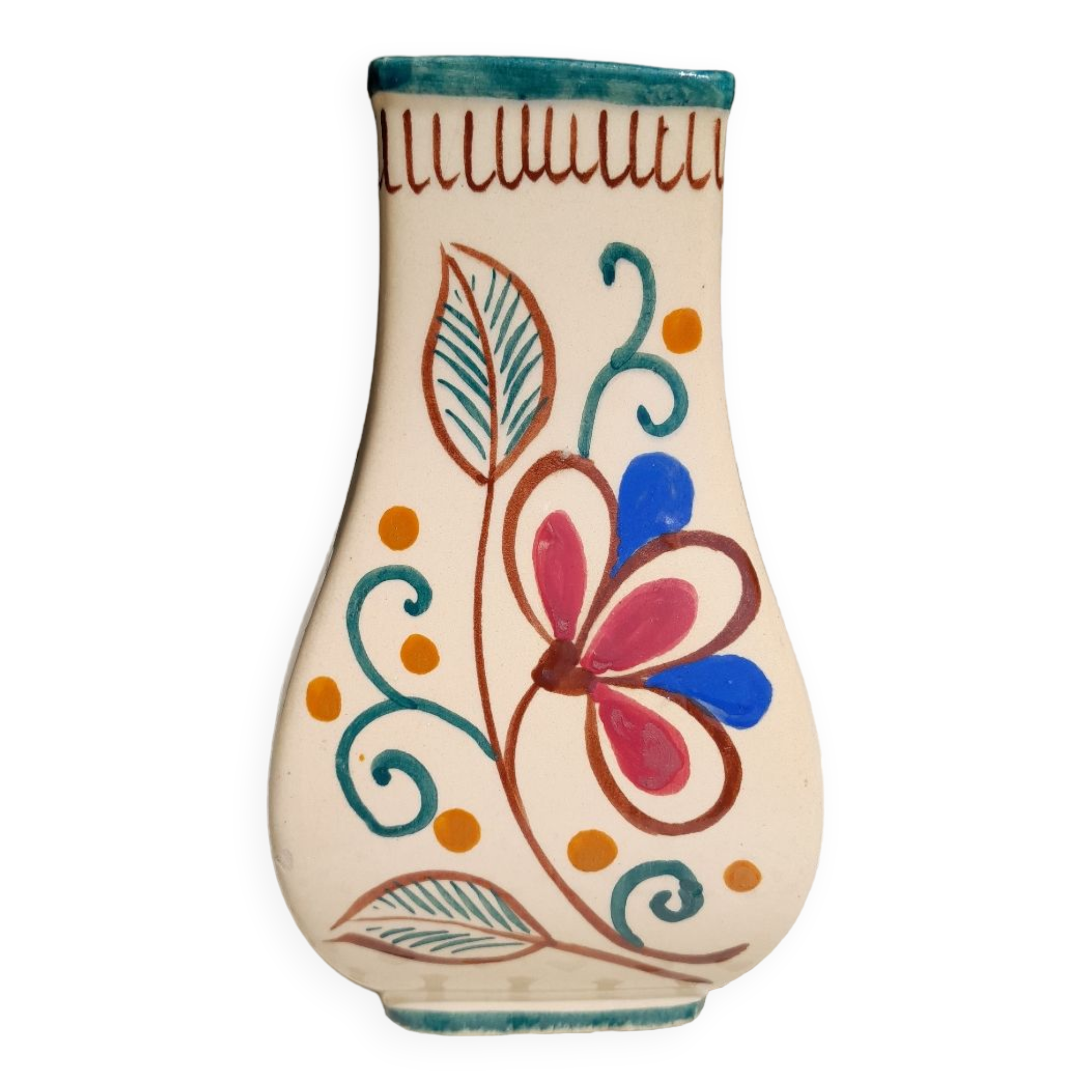 Ceramic vase 70s decor