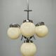 Art Deco Champagne Glass Chandelier, Czechoslovakia 1930s