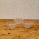 Lot de 3 coupelles en verre vintage