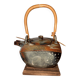 Ceramic teapots with bamboo handles by Elisabeth Wallet