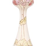 Art Nouveau Vases by Royal Dux, Pastel Floral Design, 1930s, Pair