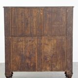 Large early 19th century English antique chest of drawers