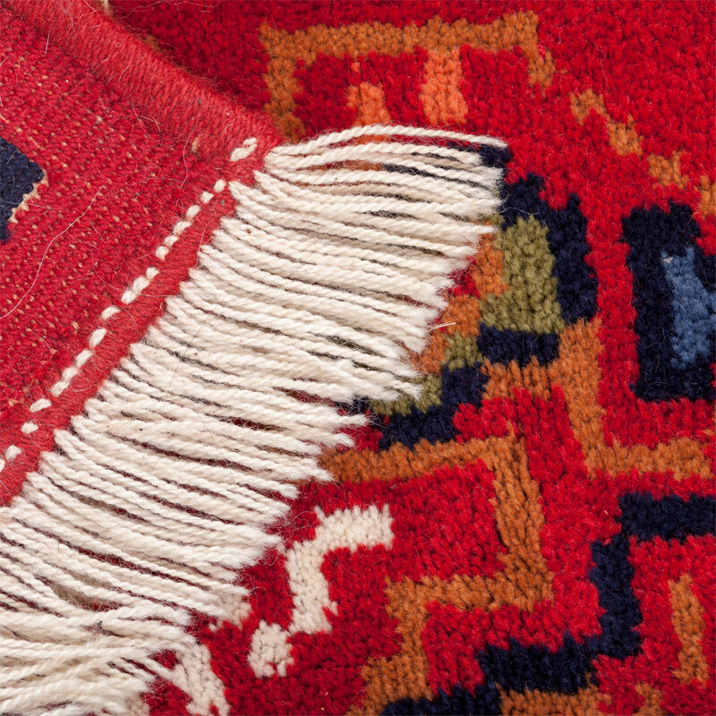 Old carpet Middle twentieth handmade 205x102cm