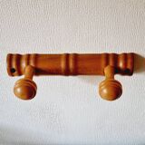 Mini wooden coat rack