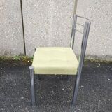 6 Roche Bobois steel chairs