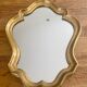 Miroir doré baroque 33x25cm