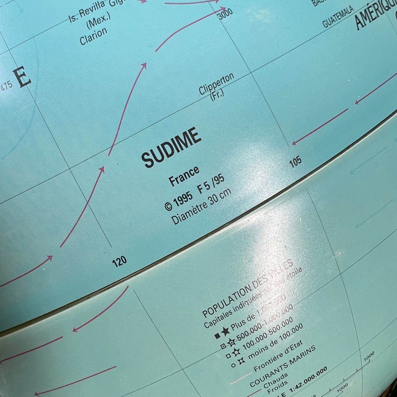 Globe sudime france 1995