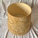 Large vintage lampshade - floral decor - 40 x 37 cm