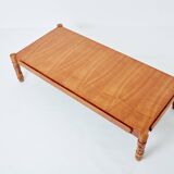 Large modernist curly ash coffee table by Pier Luigi Colli 1950