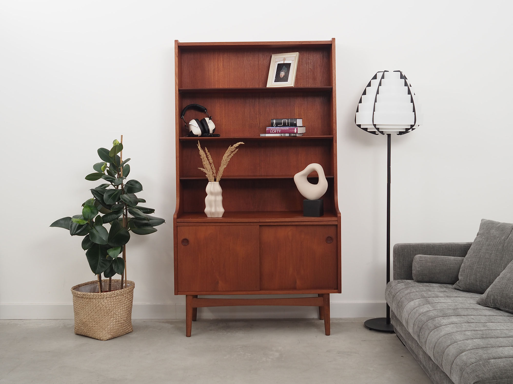 Teak bookcase, Danish design, 1960s, Denmark