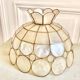 Suspension flower mother-of-pearl brass