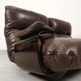 Ligne Roset Marsala set - brown leather