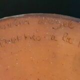 Large glazed terracotta dish from the Uzel mill