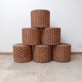 Mid-century french rope stool