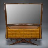 Dressing Table or Console with Mirror by Vittorio Dassi, 1950s