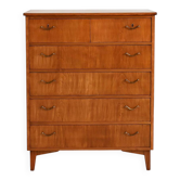 Commode en teck scandinave, années 1960