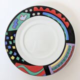 Memphis-style porcelain coffee service, Burg Lindau, 1980s