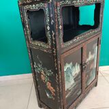 Black lacquered Chinese sideboard