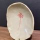 Hollow cut, hollow dish signed in ceramic Raku Japan