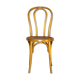 Bistro chair with floral seat Art Nouveau 1920 by Glarus, Switzerland