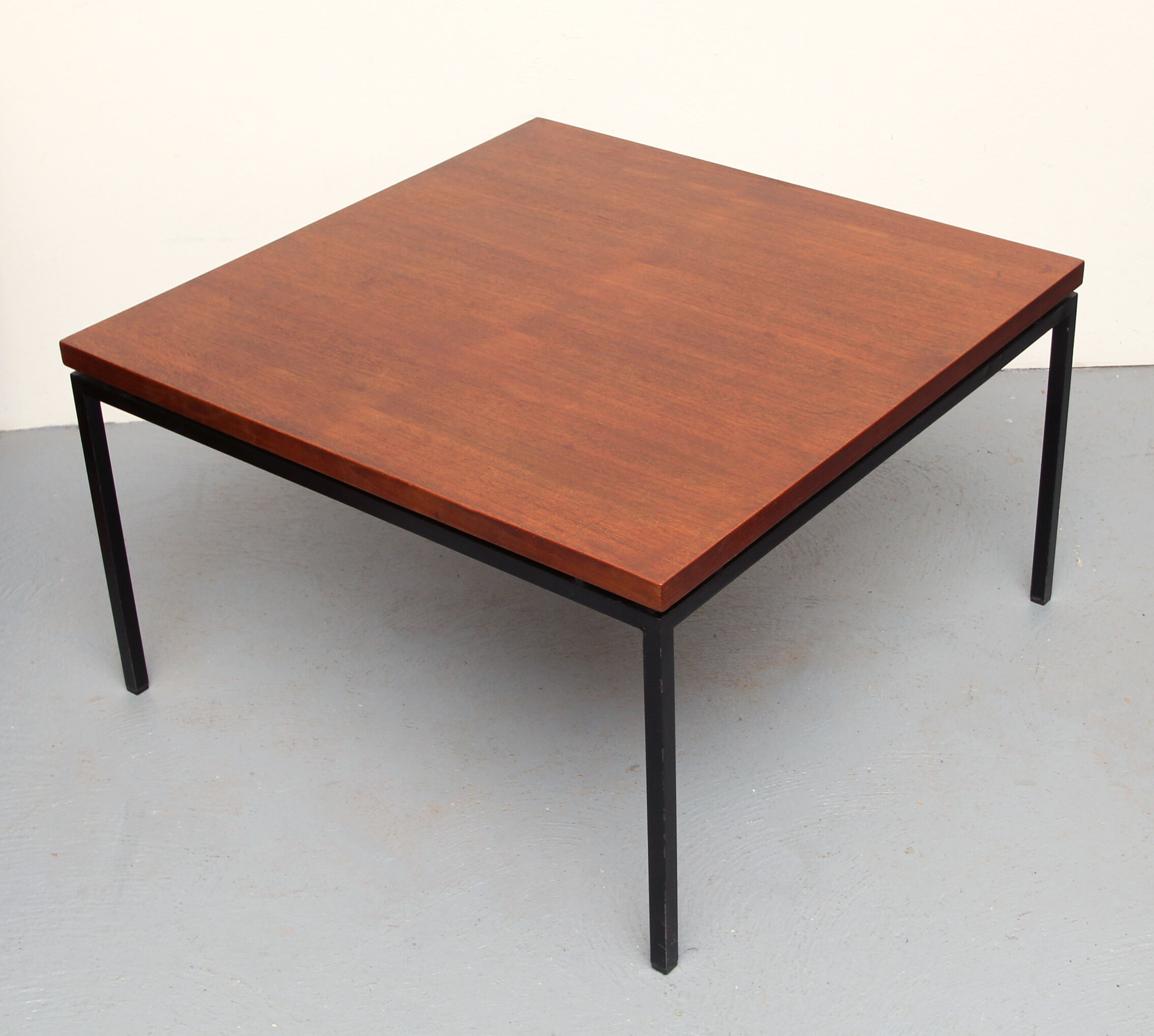 1960s coffee table in teak and metal