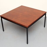 1960s coffee table in teak and metal