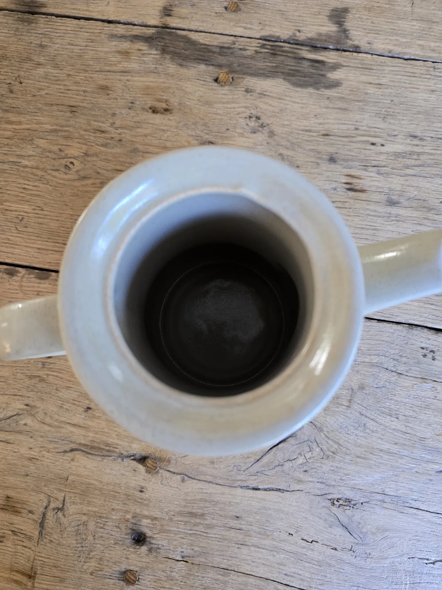 Vintage 1970s coffee pot "Sologne" St Amand earthenware