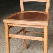 Chaise de bistrot en bois début XXeme.