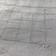 Square linen tablecloth fine days lines and squares