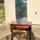 Solid wood dressing table in the traditional Empire style