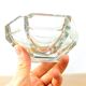 Cendrier Vitange "Diamant" en verre, Tchécoslovaquie 1950