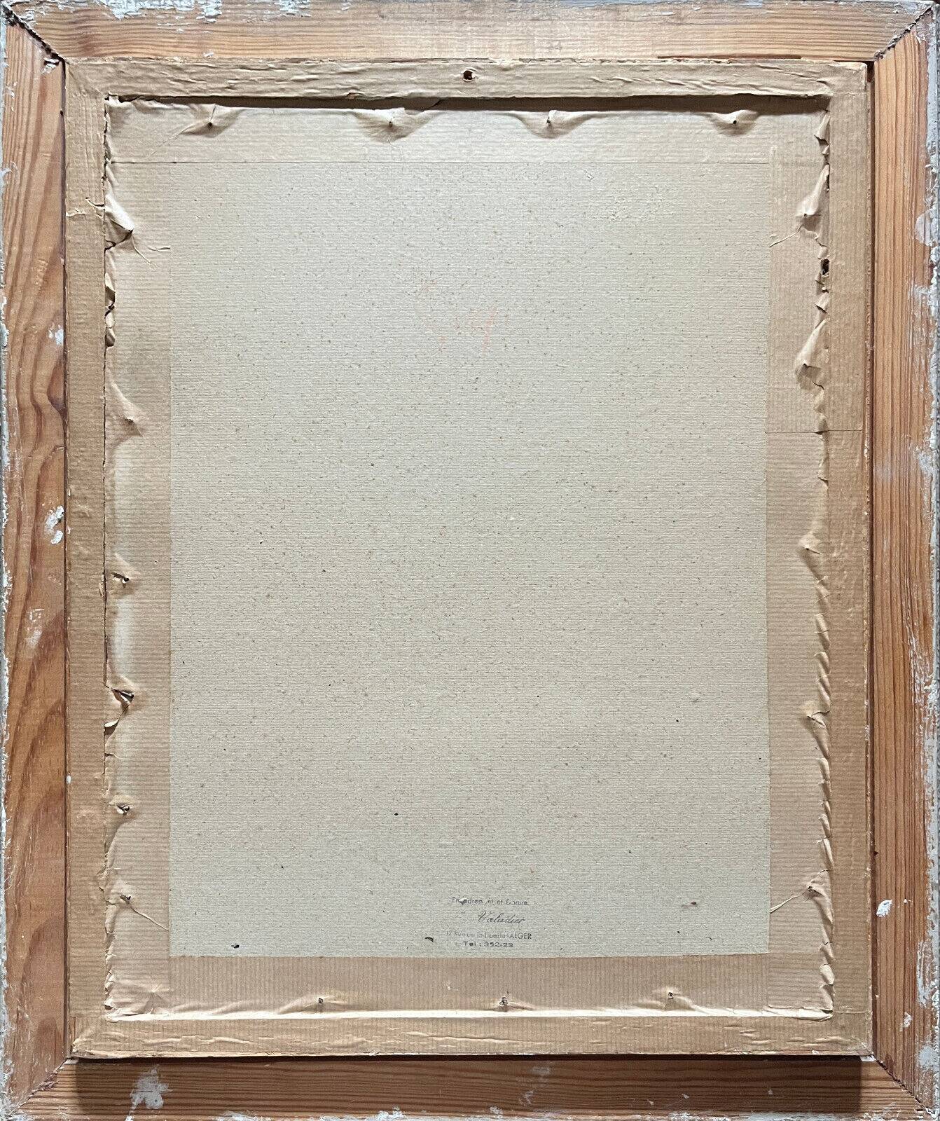 HSTP painting (Bouquet of flowers" circa 1950 mention Algiers