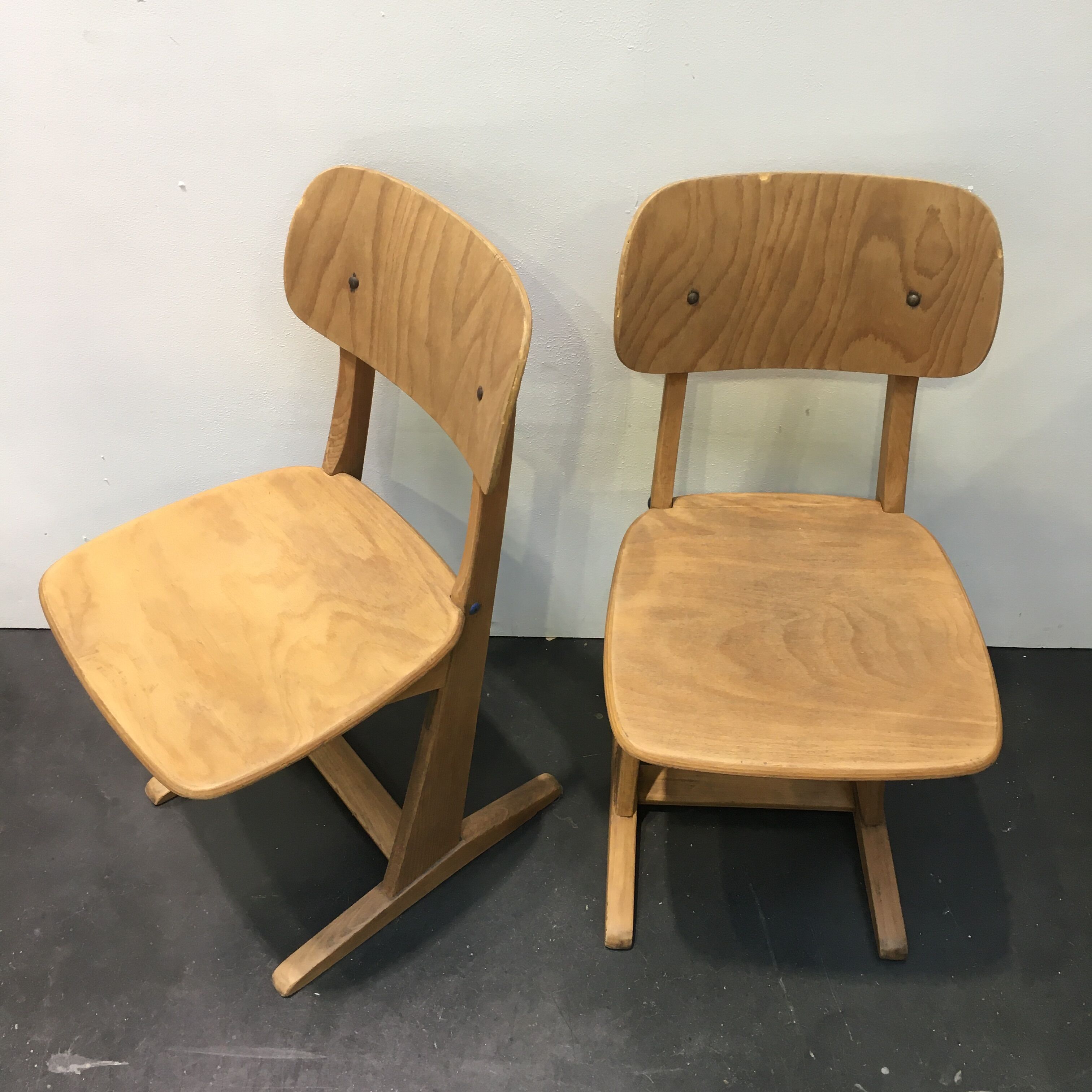 Paire de chaises par Karl Nothhelfer pour Casala