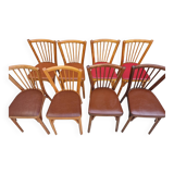 Chaises baumann assises similicuir