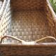 Wicker suitcase