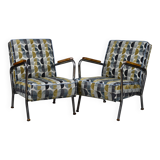 Paire de fauteuils Bauhaus, années 1950, Pologne