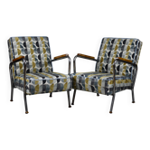 Paire de fauteuils Bauhaus, années 1950, Pologne