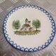 Vintage France Landscape Decor Plate