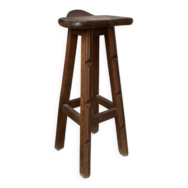 Tabouret haut brutaliste