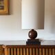 Art Deco wood table Lamp, France ca. 1930s