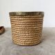 Rattan basket 1970, Italy