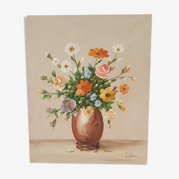 Tableau bouquet de fleurs