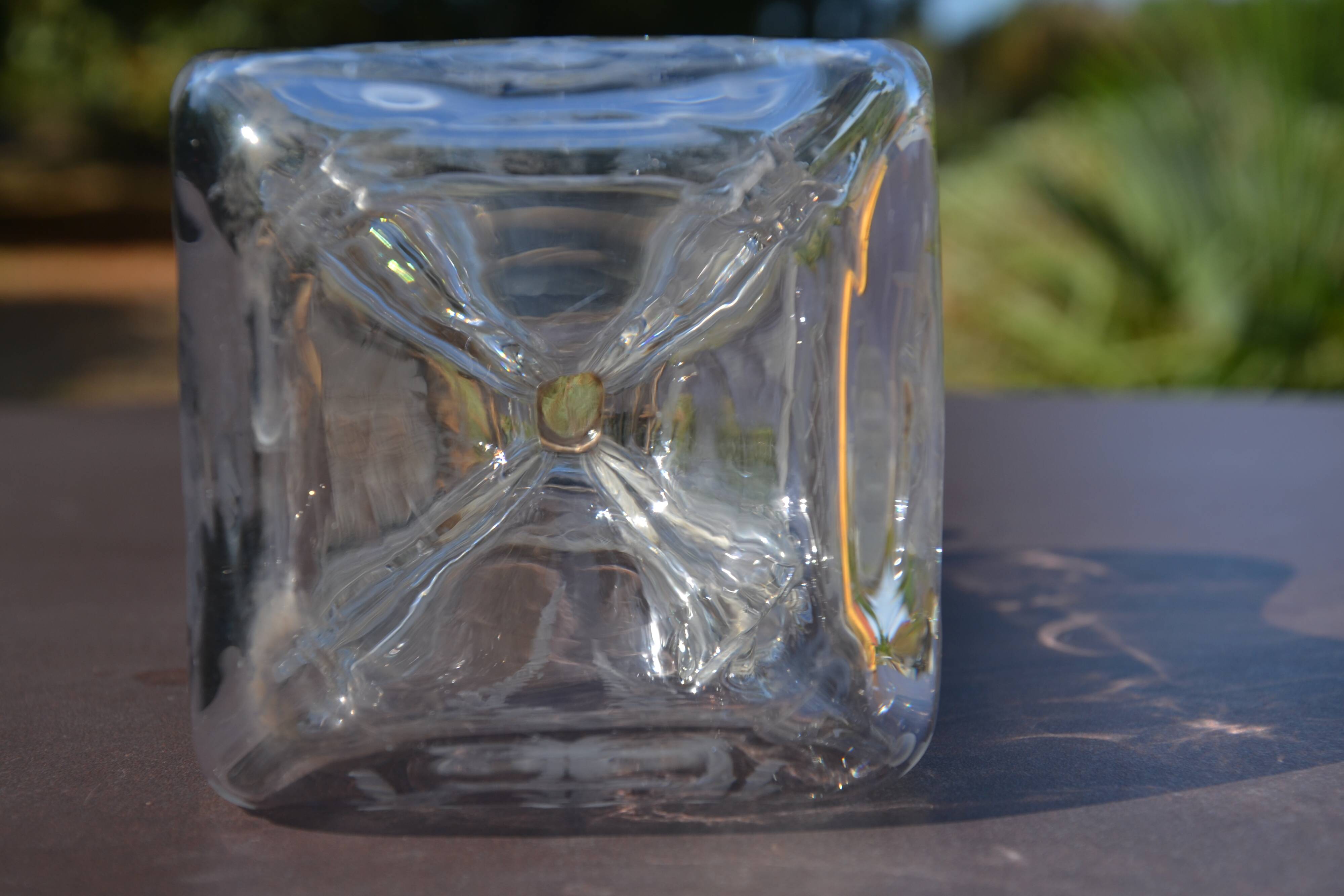 Carafe en cristal gravé Jacob Eiler Bang Danemark