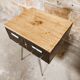 Pair of industrial style bedside table
