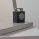 XXL vintage metal desk lamp by Klaus Musinowski GDR