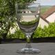 Lot de 5 verres à eau bistrot anciens en verre.