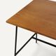 Bureau CM178 Pierre Paulin pour Thonet en chêne et métal noir – Années 1950