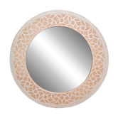 Large sgraffito mirror