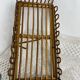 Shelf or wall console in rattan and bamboo