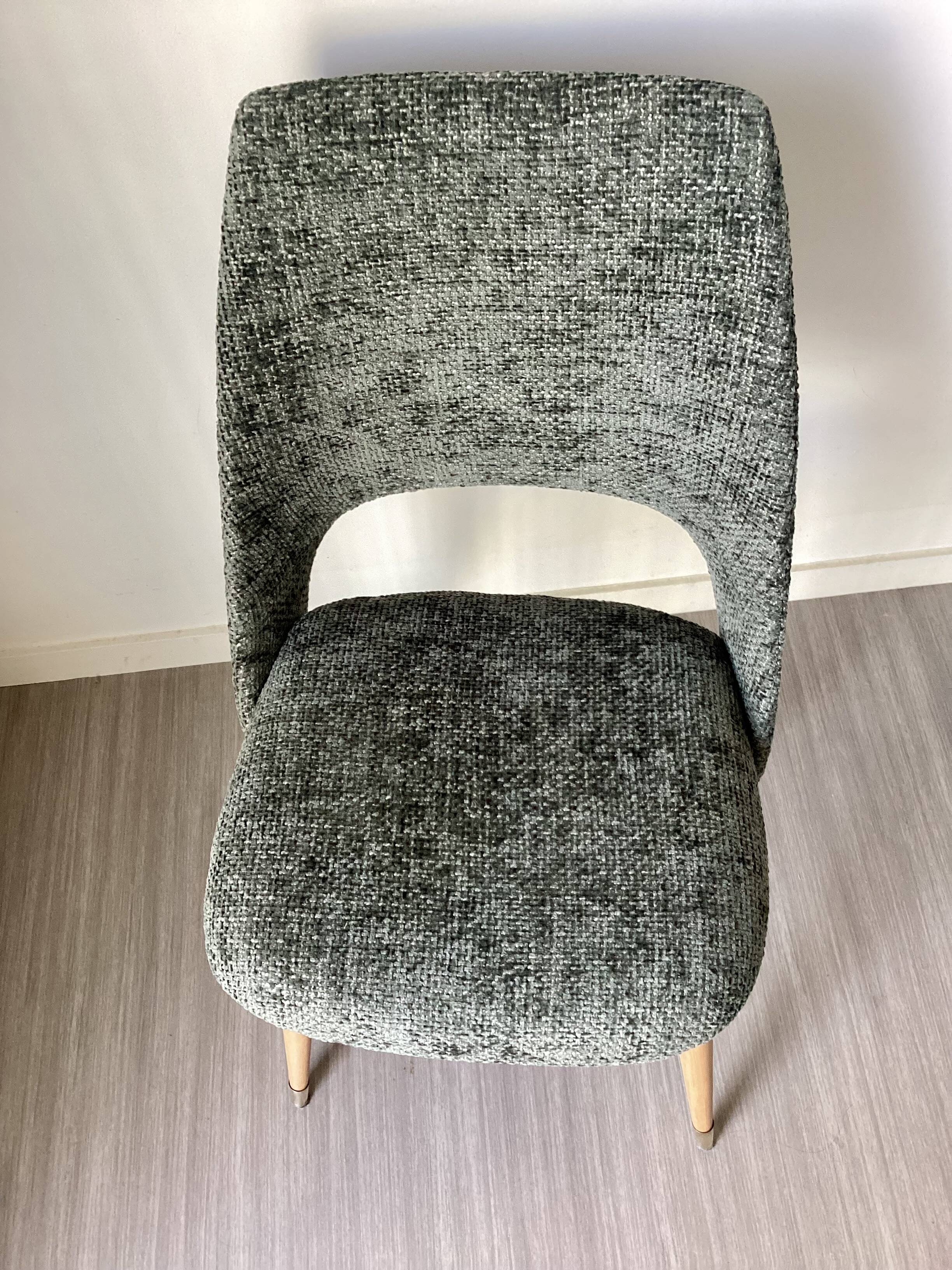 Restored barrel chair from the 1950s-60s